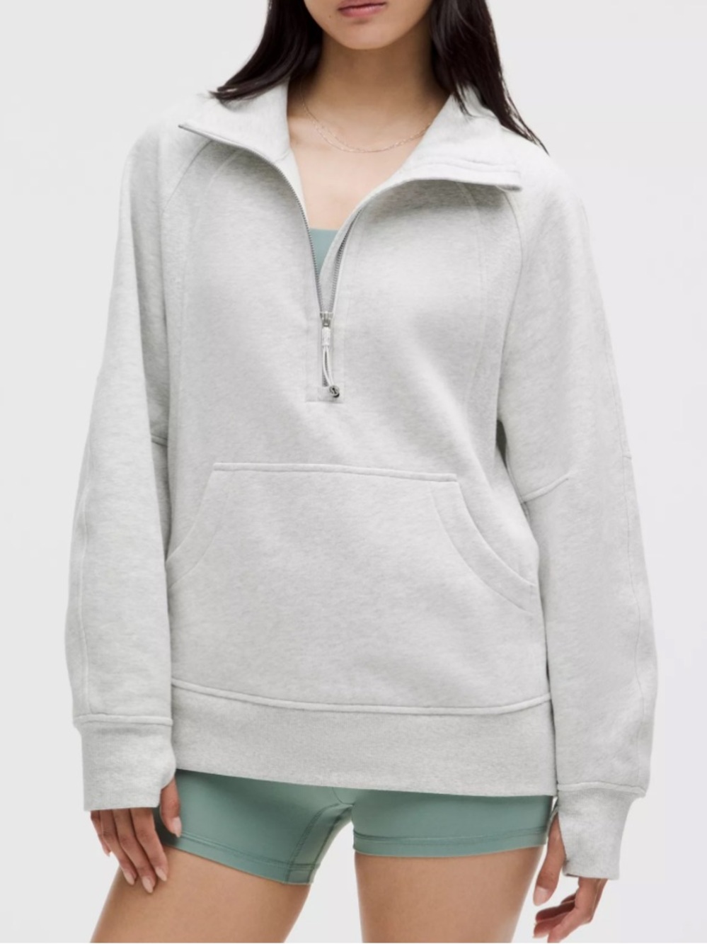 lululemon athletica Scuba Oversized Funnel-Neck Half Zip *Long